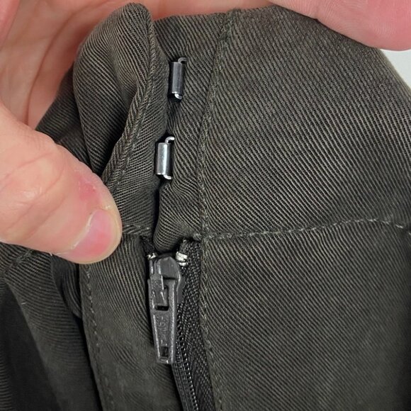 NWT J Jill Tencel Wide Leg Trousers Walnut Brown Size 18 New With Tags High Rise - Picture 8 of 12